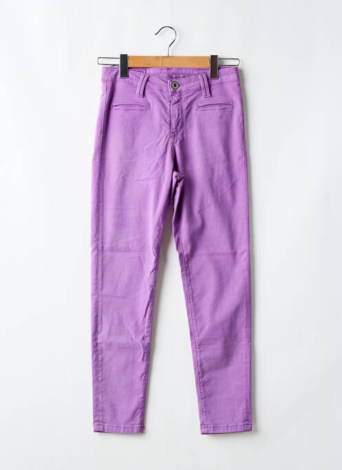 Pantalon slim violet DENIM STUDIO femeie