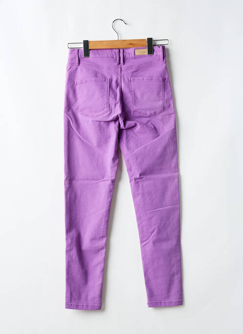 Pantalon slim violet DENIM STUDIO femeie