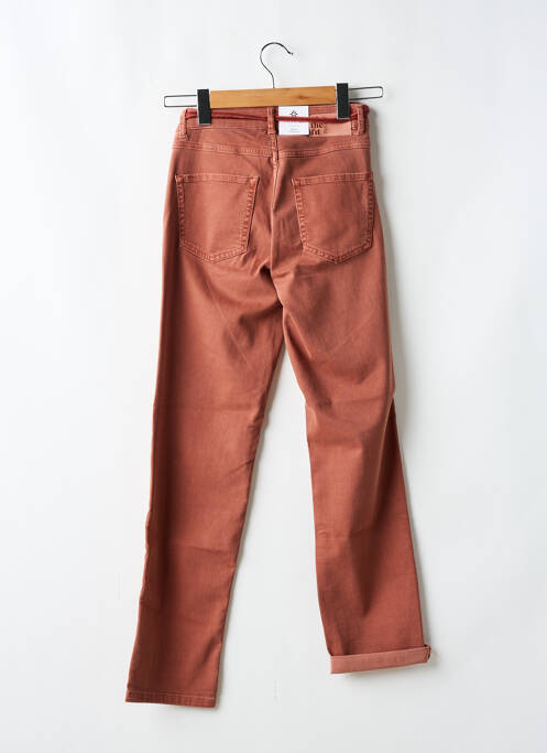 Blugi cu croială dreaptă maro PARA MI femeie