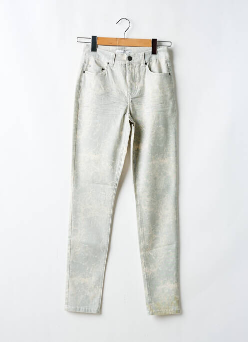 Pantalon slim alb SUMMUM femeie