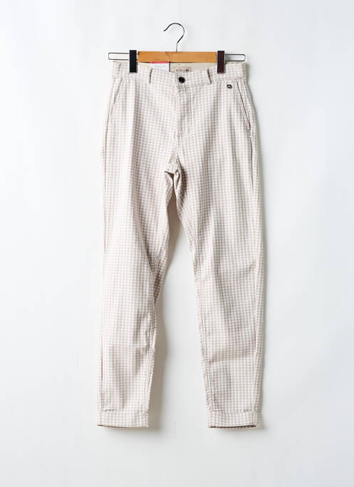 Pantalon drept bej PARA MI femeie