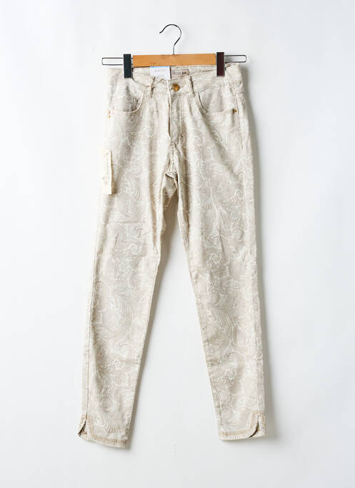 Pantalon slim bej PARA MI femeie