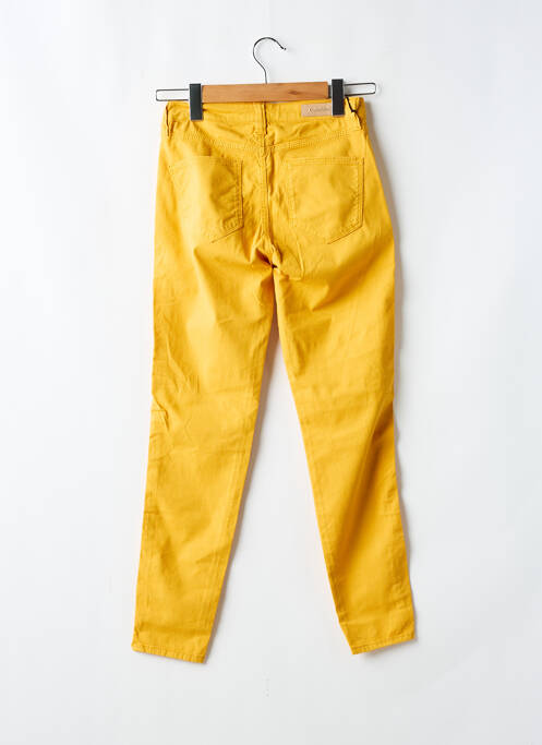 Pantalon slim galben DENIM STUDIO femeie