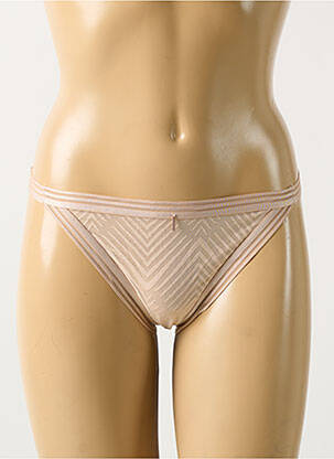 Chilot efect material satinat culoare piersică FREYA femeie
