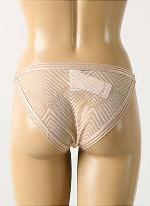 Chilot efect material satinat culoare piersică FREYA femeie