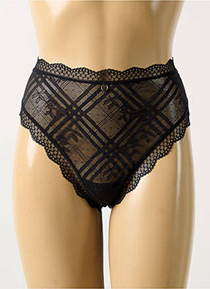 Tanga elasticitate negru FREYA femeie