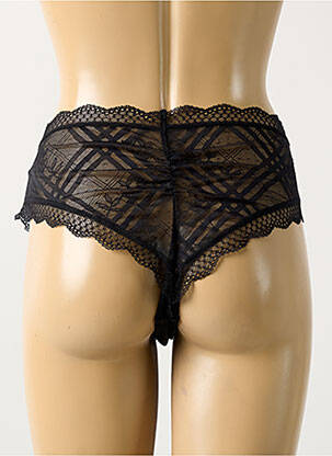 Tanga elasticitate negru FREYA femeie