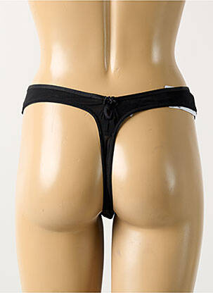 Tanga elasticitate negru ELOMI femeie