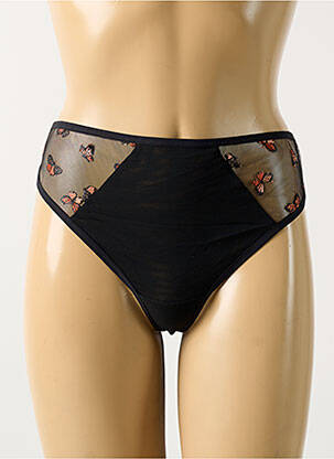 Tanga elasticitate negru ELOMI femeie