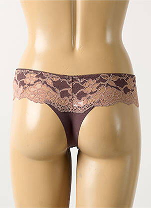 Tanga elasticitate maro WACOAL femeie