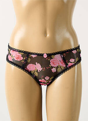Tanga elasticitate negru FREYA femeie