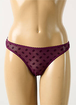 Tanga elasticitate violet MARLIES DEKKERS femeie