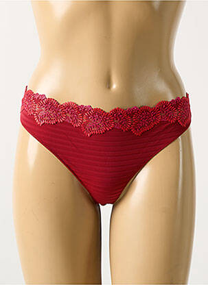 Tanga roșu LOUISA BRACQ femeie
