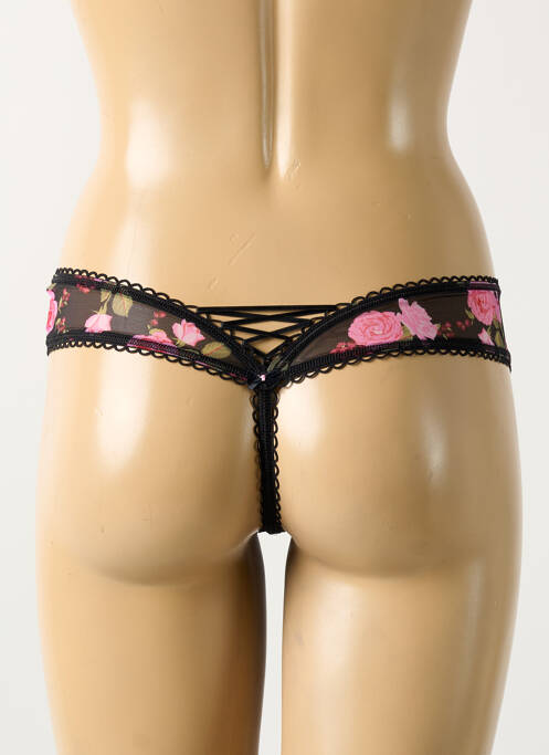 Tanga negru FREYA femeie