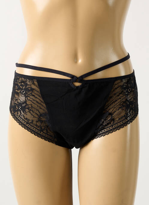 Tanga elasticitate negru ELOMI femme