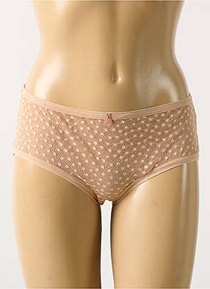 Chilot efect material satinat culoare piersică FREYA femeie
