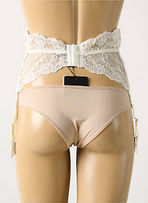 Corset/jartieră broderie bej AMBRA femeie