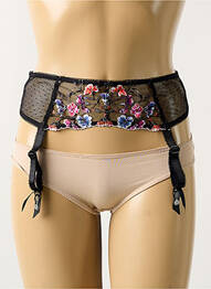 Corset/jartieră bretele elastice reglabile negru FANTASIE femeie