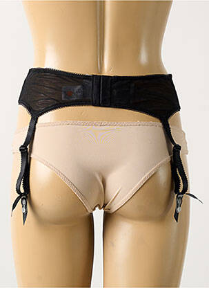 Corset/jartieră broderie negru FANTASIE femeie