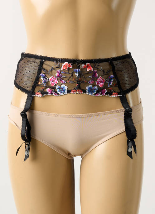 Corset/Jartieră negru FANTASIE femeie