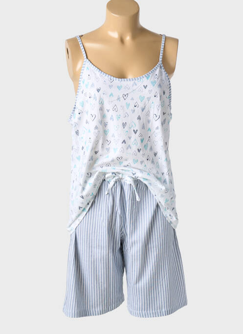 Pijamale scurte alb VANIA femeie