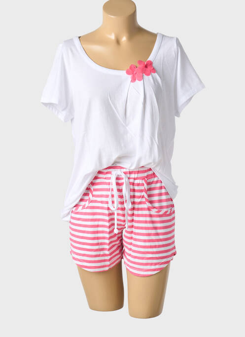 Pijamale scurte alb RINGELLA femeie