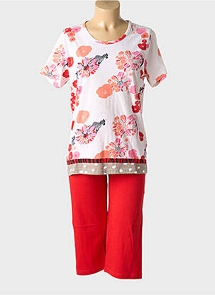 Pijama țesătură jerseu roșu ROSE POMME femeie