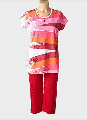 Pijama țesătură jerseu roșu ROSE POMME femeie