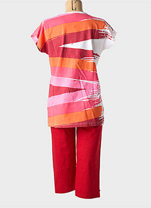 Pijama țesătură jerseu roșu ROSE POMME femeie