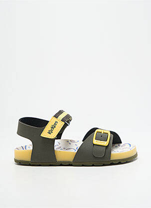 Sandale/Pantofi decupați verde KICKERS băiat