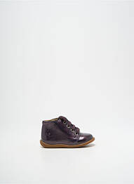 Ghete material neted vârf rotund violet POM D'API fille