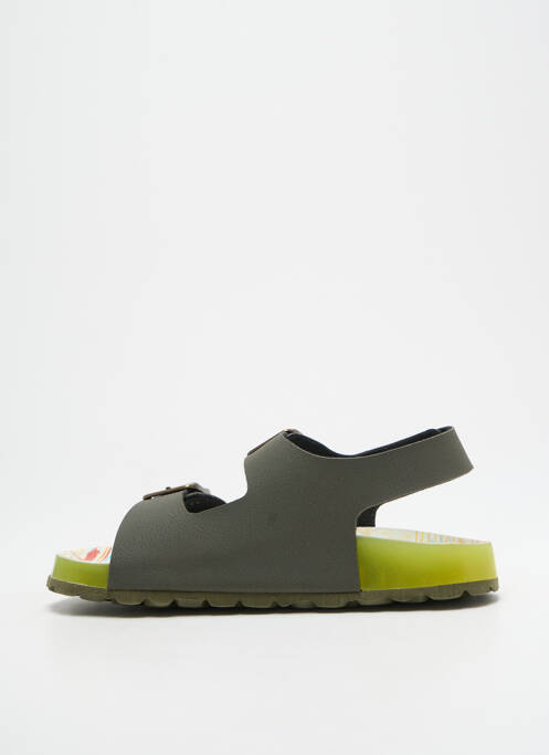 Sandale/Pantofi decupați verde KICKERS băiat