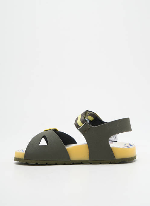 Sandale/Pantofi decupați verde KICKERS băiat