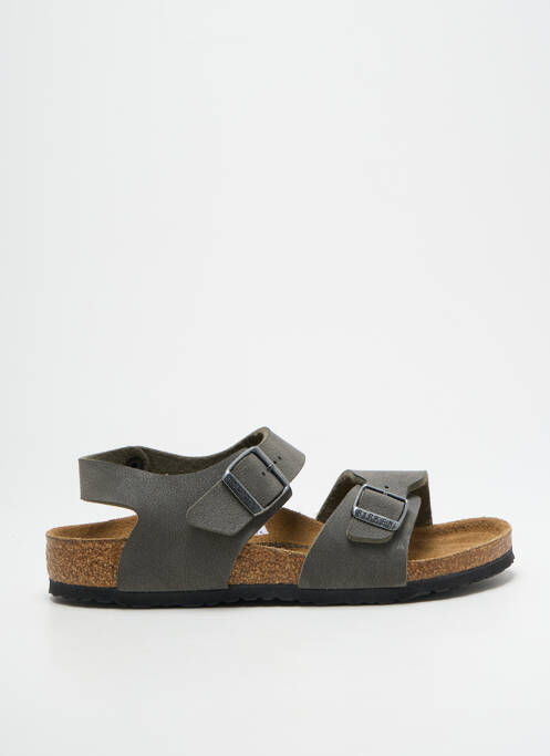 Sandale/Pantofi decupați gri BIRKENSTOCK fată