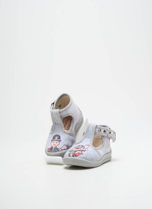 Papuci/pantofi de casă arcadă plantară vârf rotund gri BELLAMY garcon