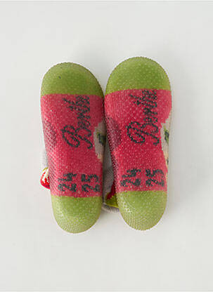 Papuci/pantofi de casă vârf rotund vârf rotund verde BERTHE AUX GRANDS PIEDS fată