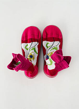 Papuci/pantofi de casă vârf rotund vârf rotund roz BERTHE AUX GRANDS PIEDS fată