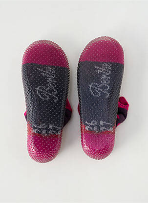Papuci/pantofi de casă vârf rotund vârf rotund roz BERTHE AUX GRANDS PIEDS fată