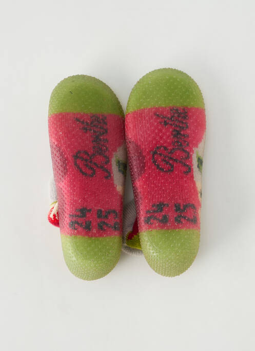 Papuci/Pantofi de casă verde BERTHE AUX GRANDS PIEDS fată