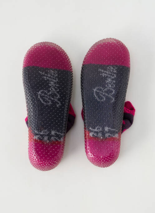 Papuci/Pantofi de casă roz BERTHE AUX GRANDS PIEDS fată