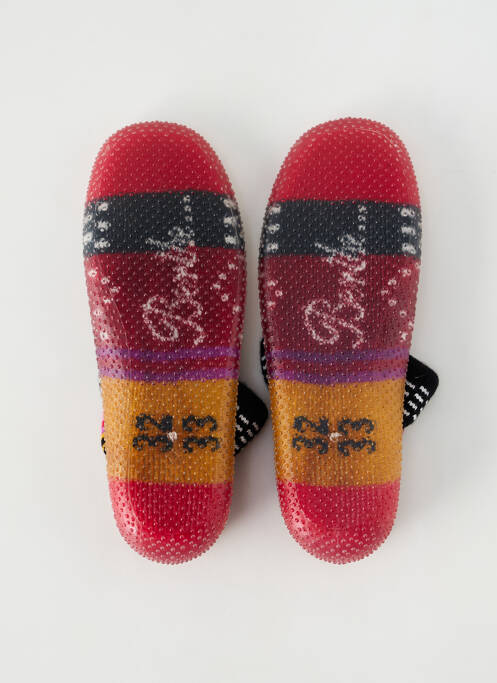 Papuci/Pantofi de casă roșu BERTHE AUX GRANDS PIEDS fată