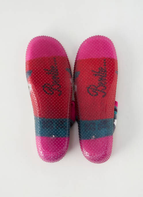 Papuci/Pantofi de casă roz BERTHE AUX GRANDS PIEDS fată