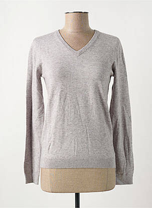 Pulover bej COMPAGNIA DEL CACHEMIRE femeie