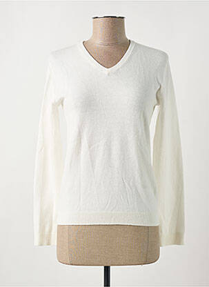 Pulover alb COMPAGNIA DEL CACHEMIRE femeie