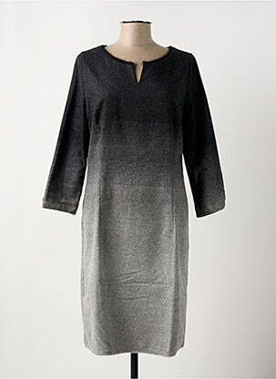 Rochie midi mâneci lungi mâneci lungi negru D.SPORT femeie