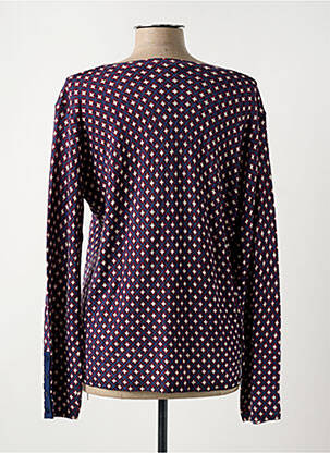 Tricou mâneci lungi mâneci lungi albastru DEVERNOIS femeie