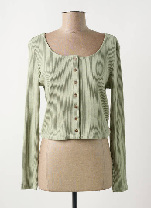 Vestă cu mâneci lungi verde închis LEVIS femeie