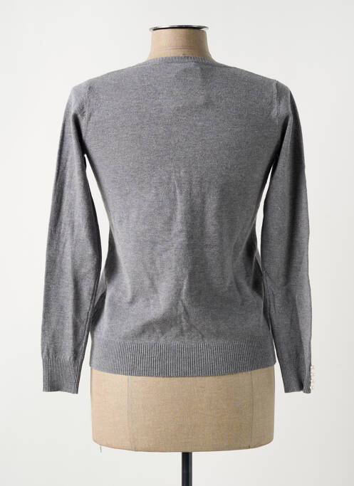 Vestă cu mâneci lungi gri CASHMERE COMPANY femeie