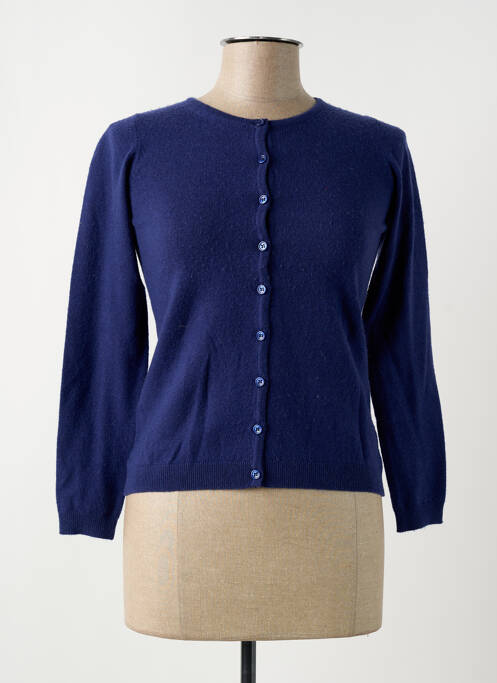 Vestă cu mâneci lungi albastru CASHMERE COMPANY femeie