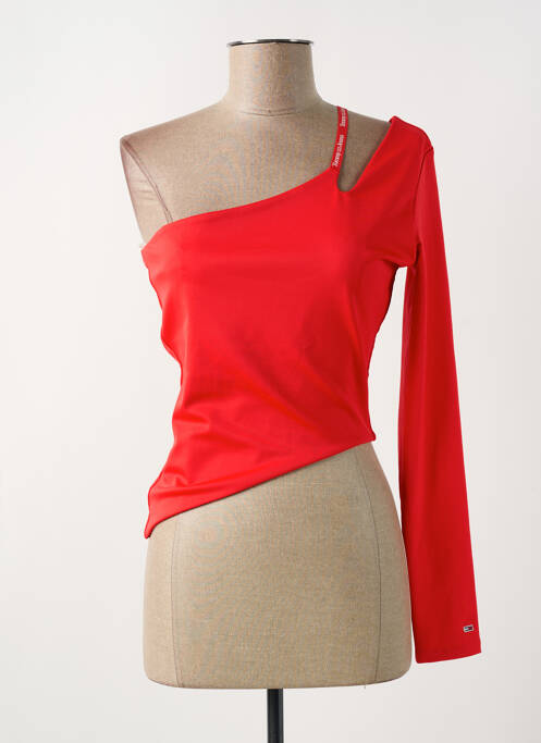 Top roșu TOMMY HILFIGER femeie